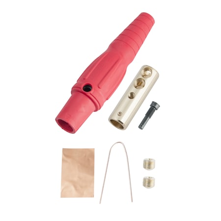 Marinco Cls2Fb-C Cls Inline Single Pin (400A/600V) No 6-No 2 Awg Fem-Red (C ) CLS2FB-C